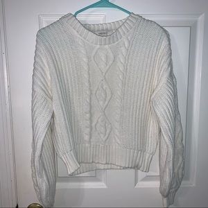 White Knit Sweater